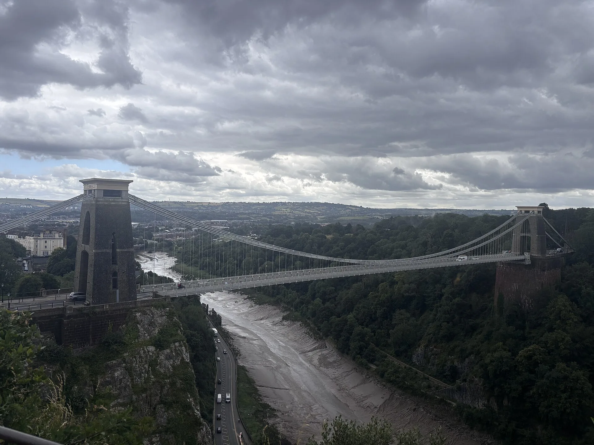 Clifton Suspension Bridge over the Avon Gorge in Bristol