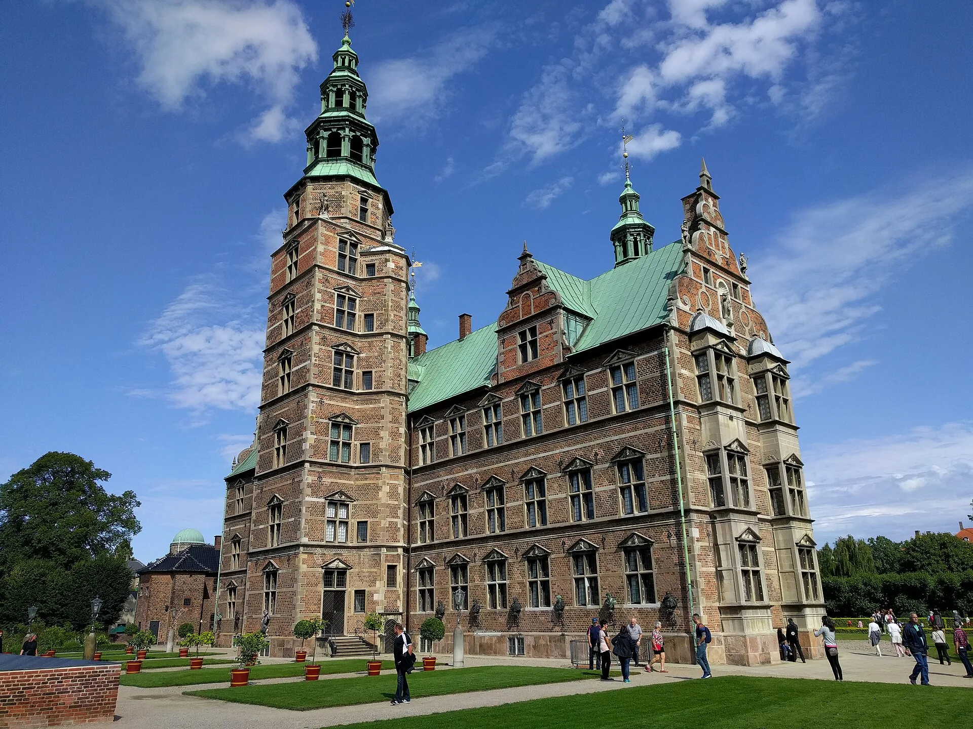 Rosenborg Castle and gardens in Copenhagen
