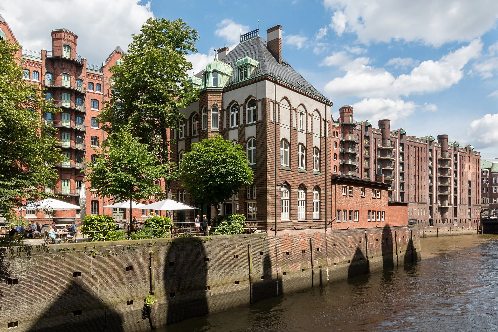 Wasserschloss and canals in Hamburg’s Speicherstadt