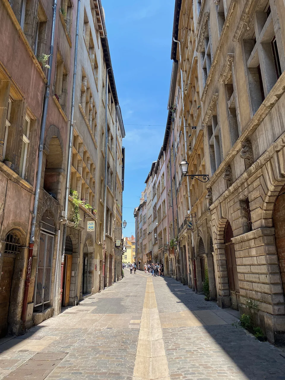 Rue Juiverie in the historic Vieux Lyon district