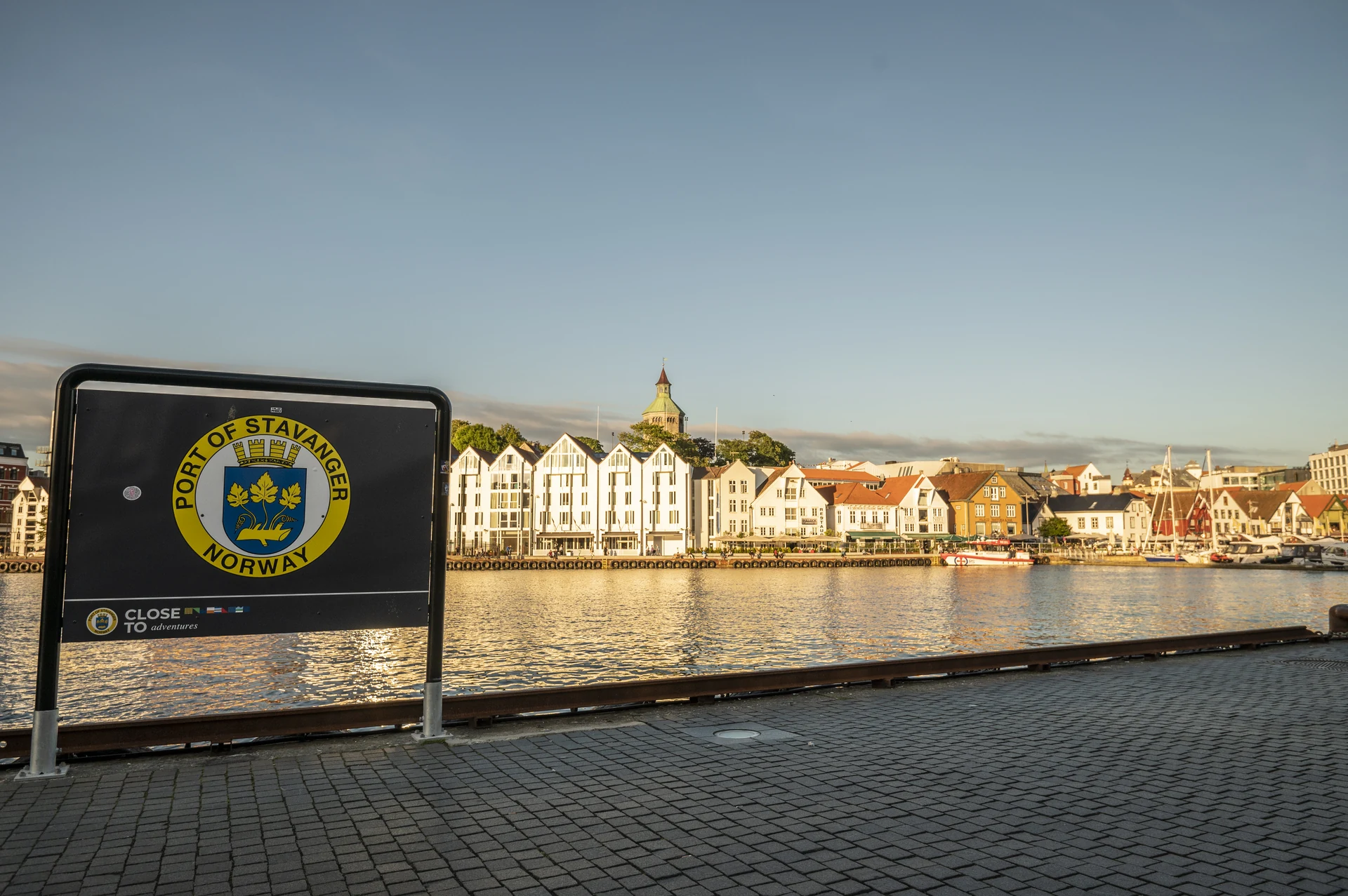 Vågen harbour and Stavanger’s waterfront seen from the old town side
