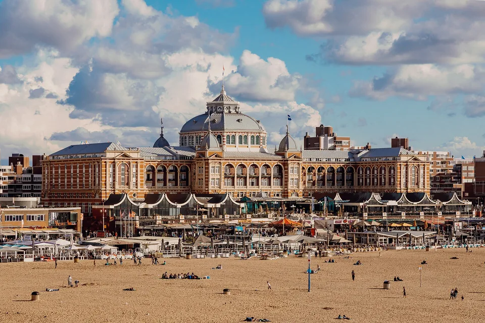 The Kurhaus on the seafront at Scheveningen in The Hague