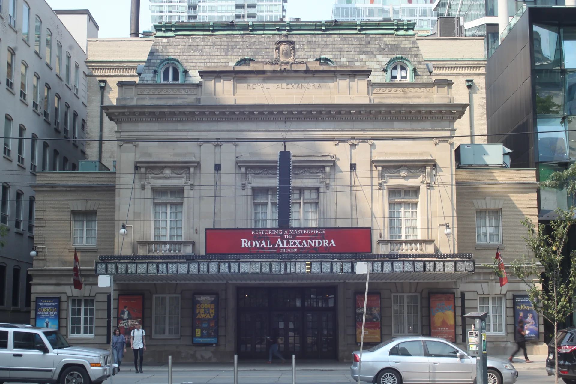 The Royal Alexandra Theatre’s historic facade on King Street West